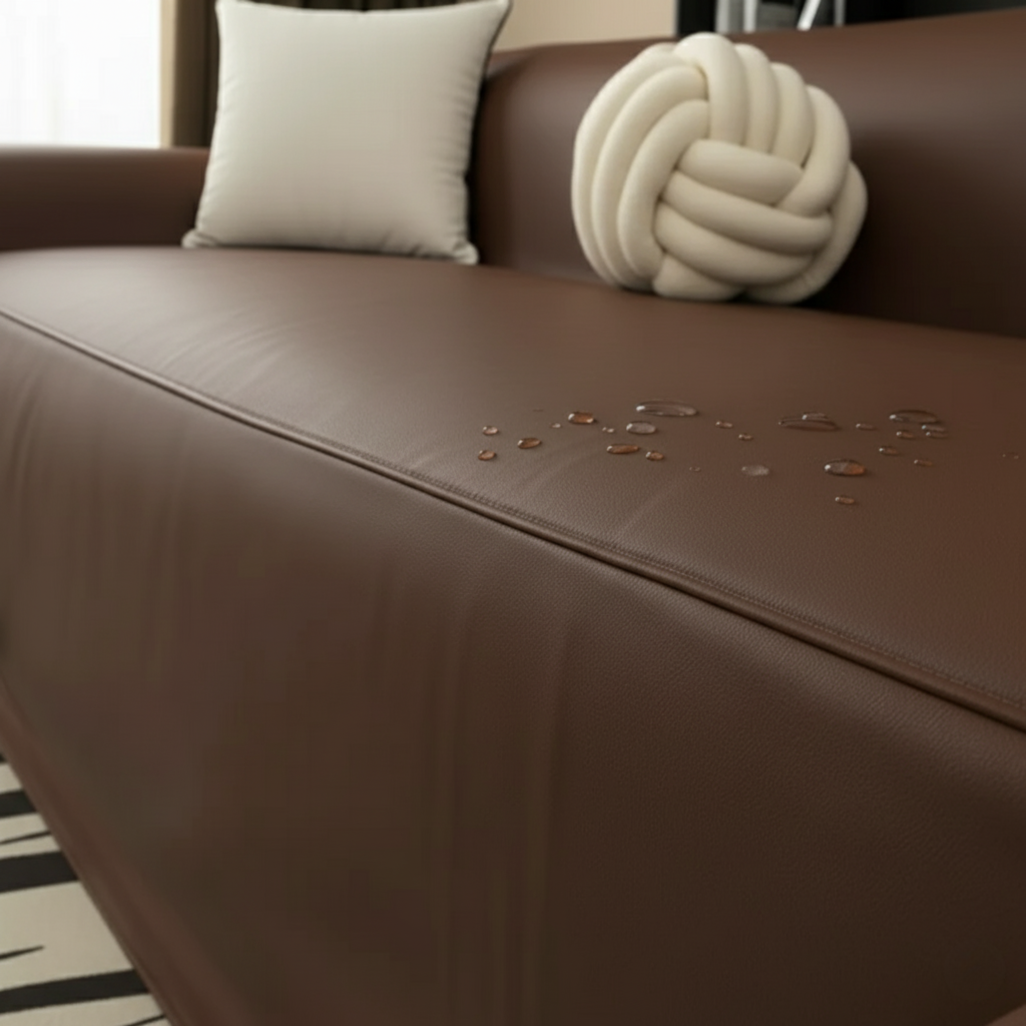 Faux Leather Sofa Cover - Standard