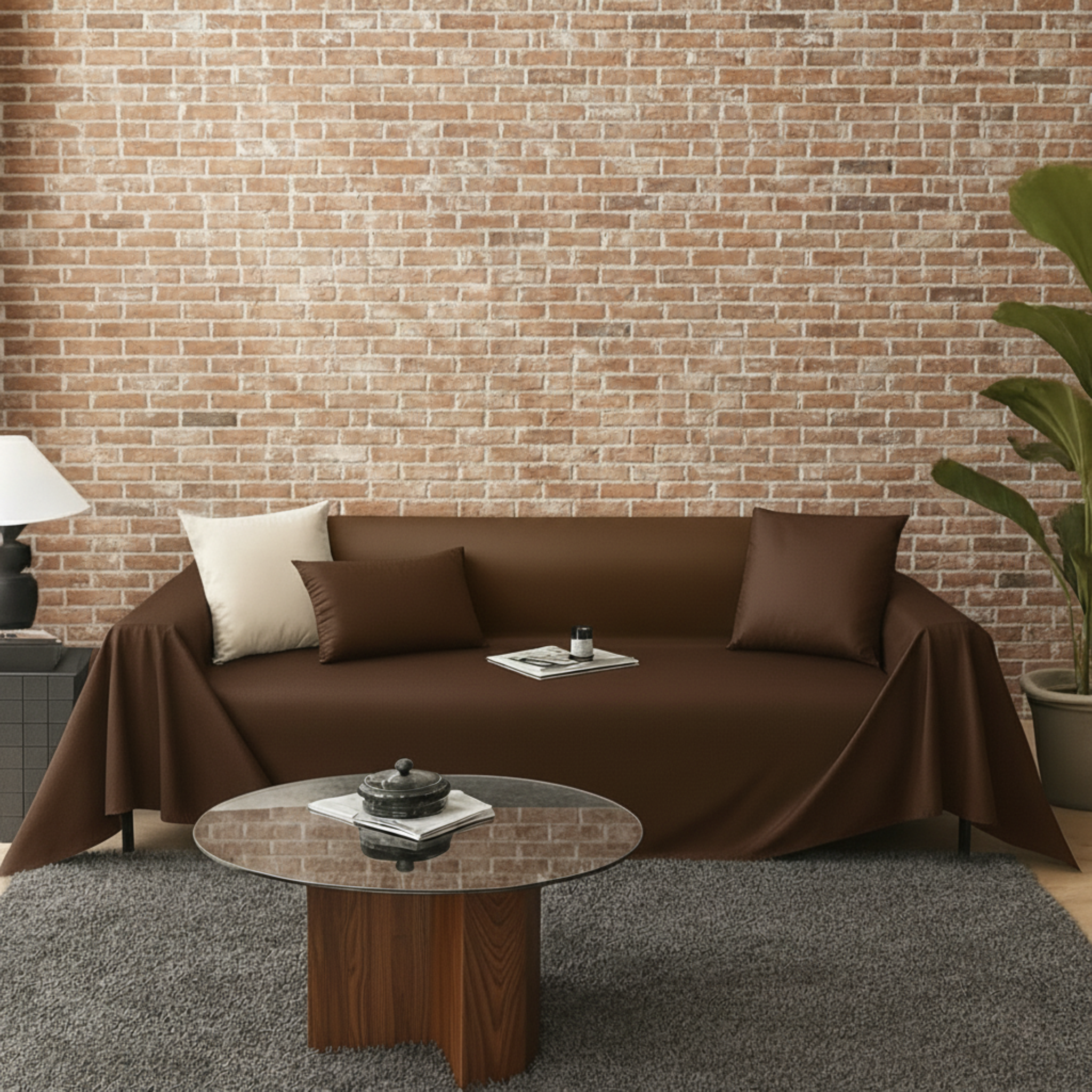 Faux Leather Sofa Cover - Standard