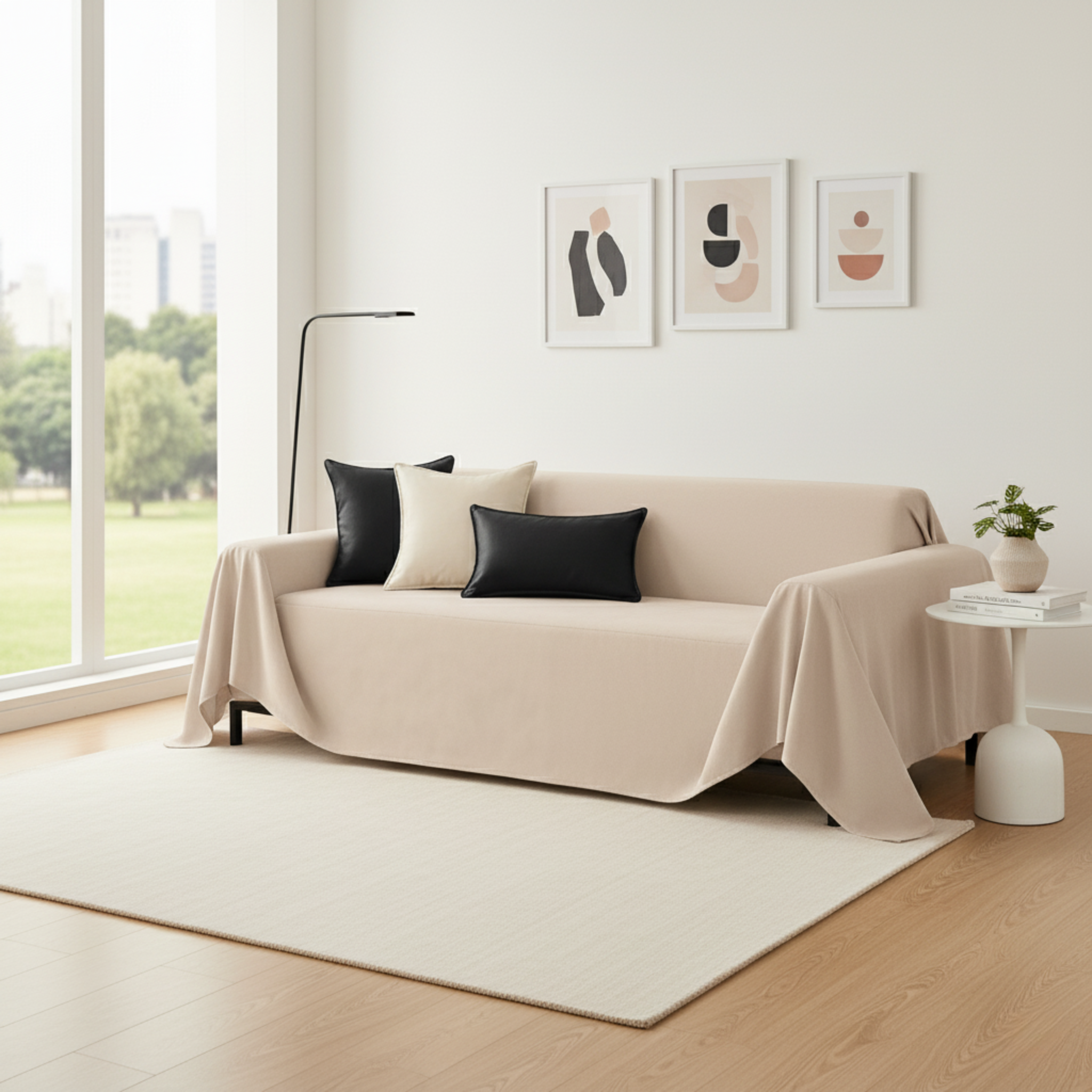 Faux Leather Sofa Cover - Standard