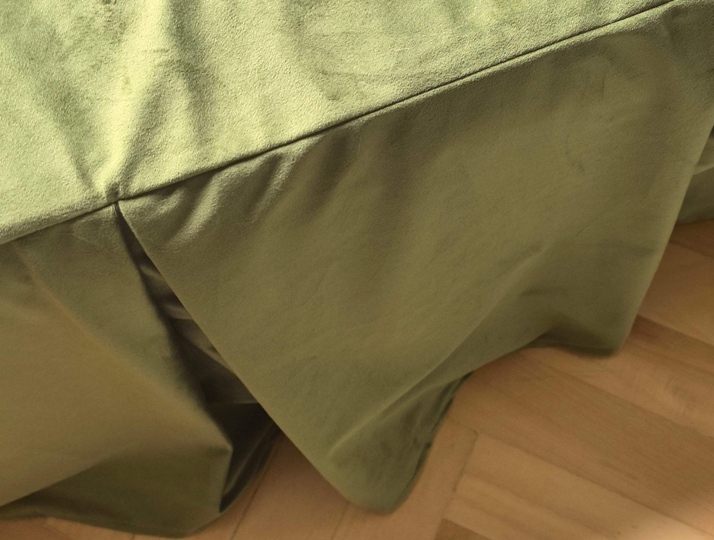 Velvet Sofa Cover (With Pleats) - Standard