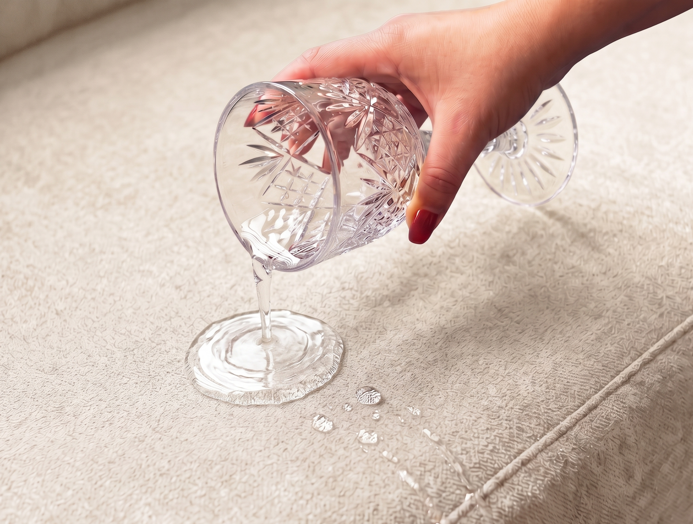 Water-Repellent Velvet Sofa Cover - Standard