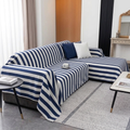 Striped Outdoor Sofa Cover - L-Shaped