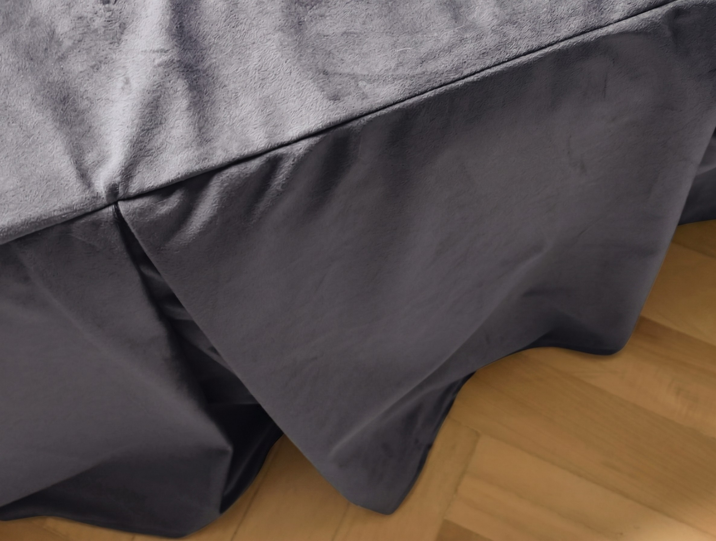 Velvet Sofa Cover (With Pleats) - Standard