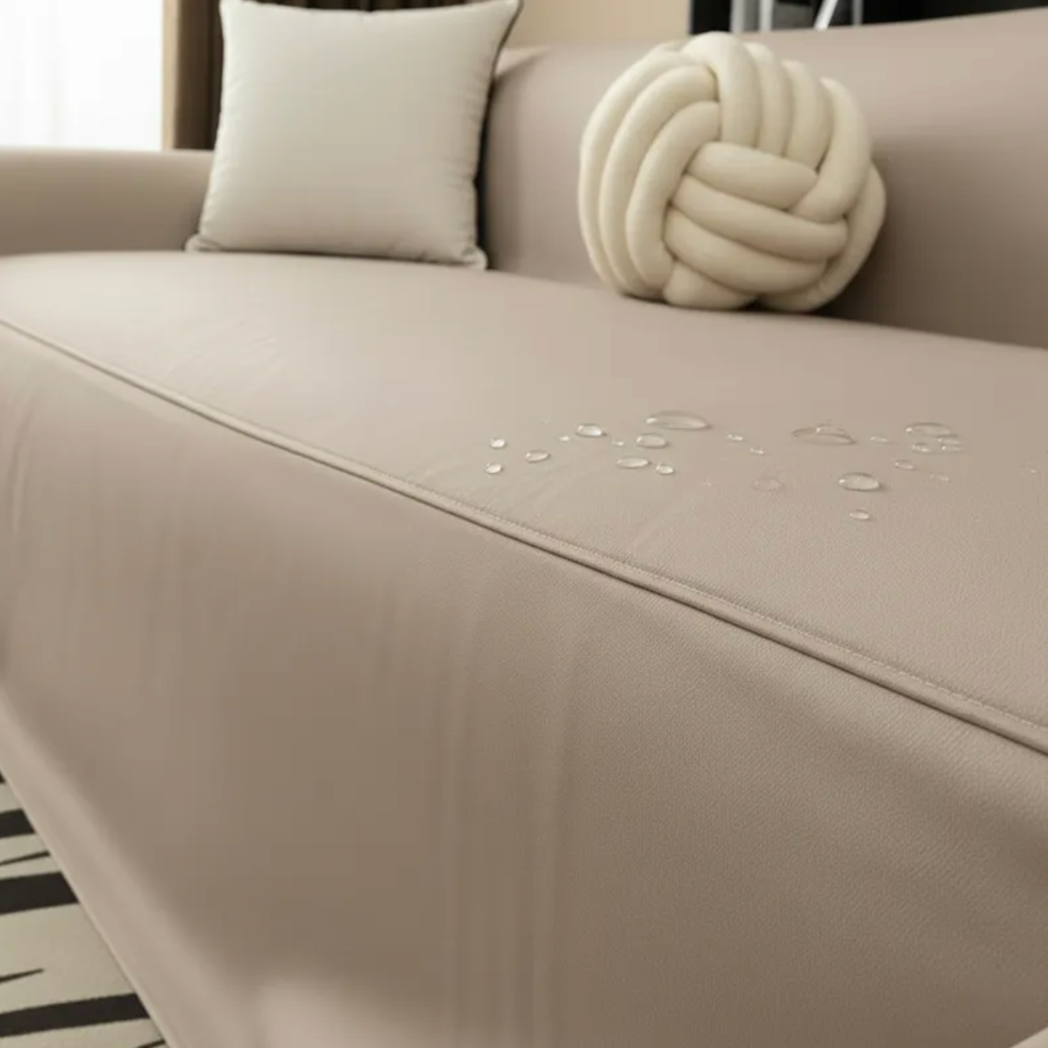 Faux Leather Sofa Cover - Standard