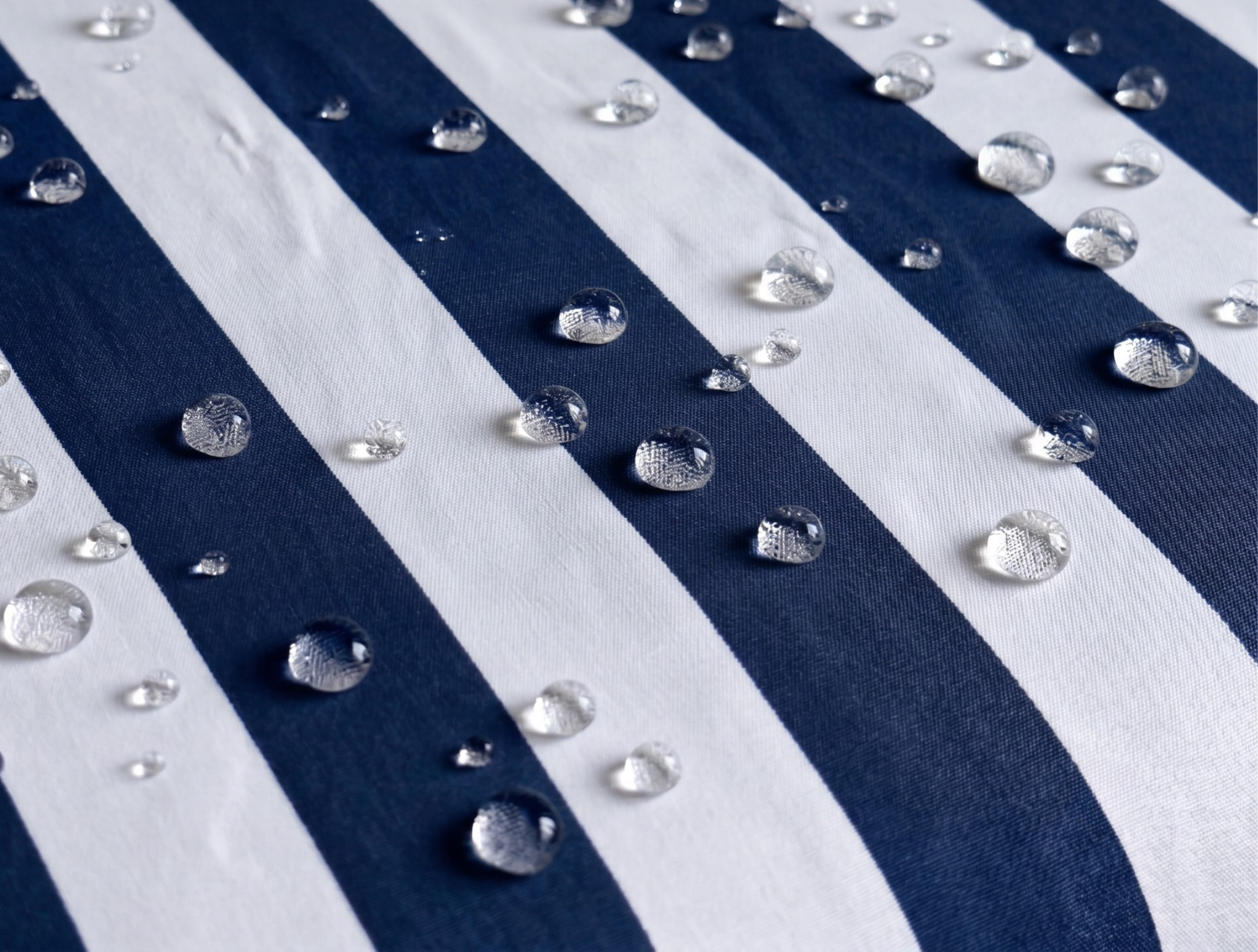 Striped Outdoor Sofa Cover - L-Shaped