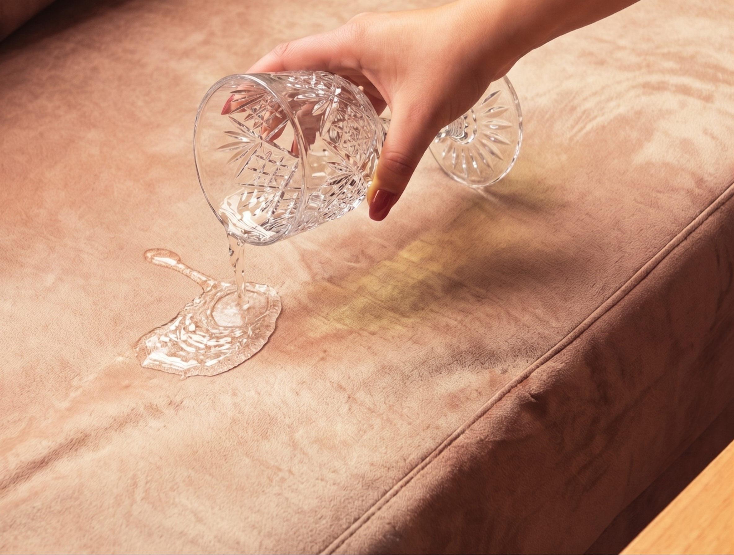 Water-Repellent Velvet Sofa Cover - Standard