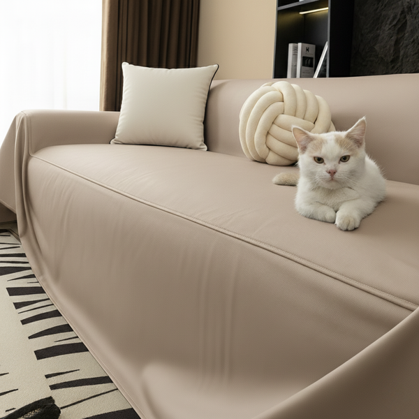 Faux Leather Sofa Cover - Standard