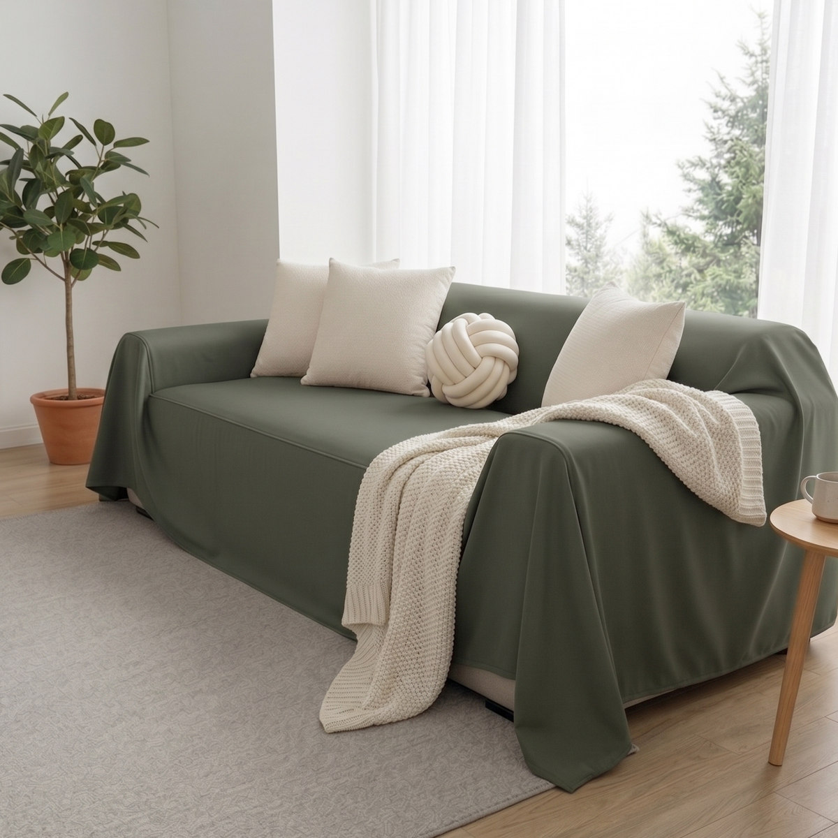 Faux Leather Sofa Cover - Standard