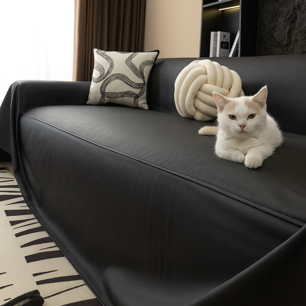 Faux Leather Sofa Cover - Standard