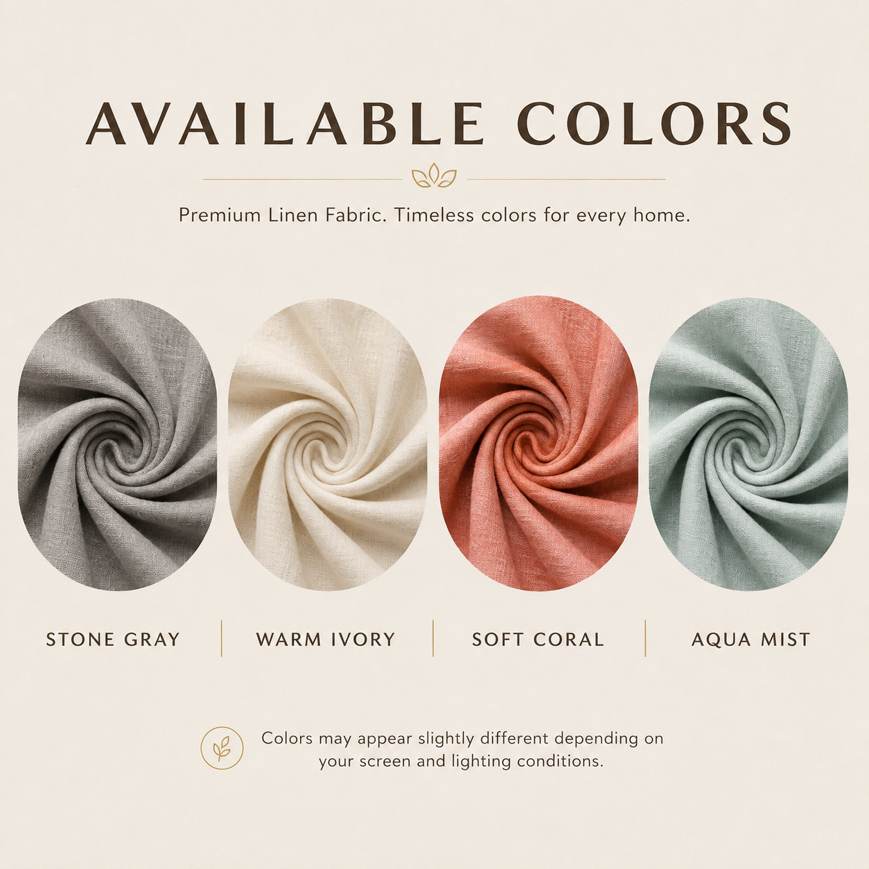 Linen Sofa Cover - L-Shaped