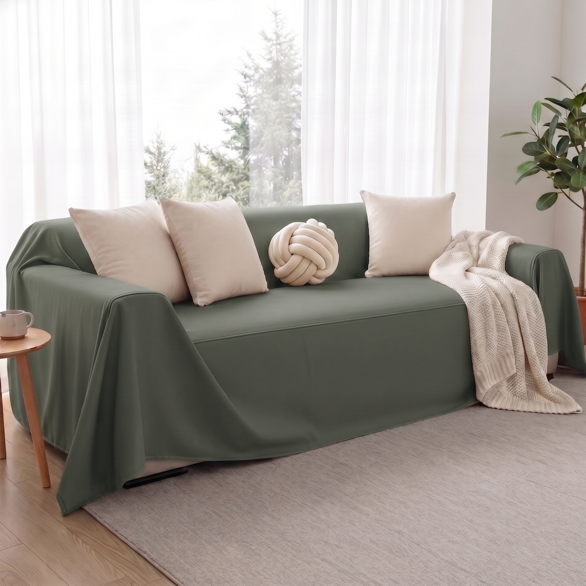 Faux Leather Sofa Cover - Standard